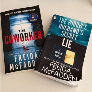 Bundle of The Coworker & the widow’s husband’s secret lie by Freida McFadden
